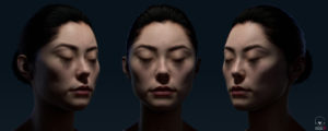 3D визуализация, портретное освещение, SSS эффект
